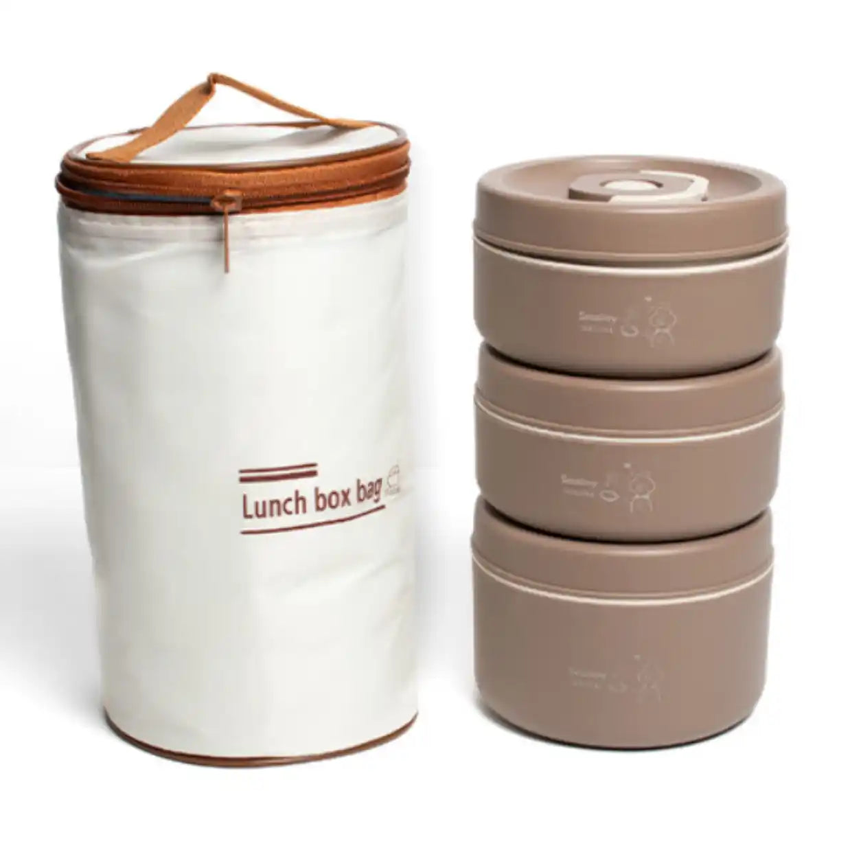 Lonchera LUNCH BOX® Térmica Portátil - Con 3 Toppers Para Jornadas Largas