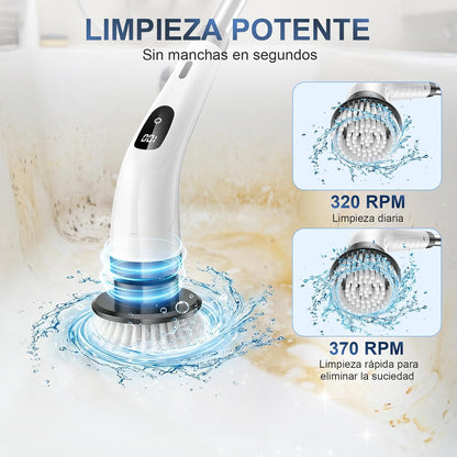 Cepillo de Limpieza Eléctrico MultiClean 9 en 1  | LIMPIEZA PROFUNDA TOTAL EN MINUTOS