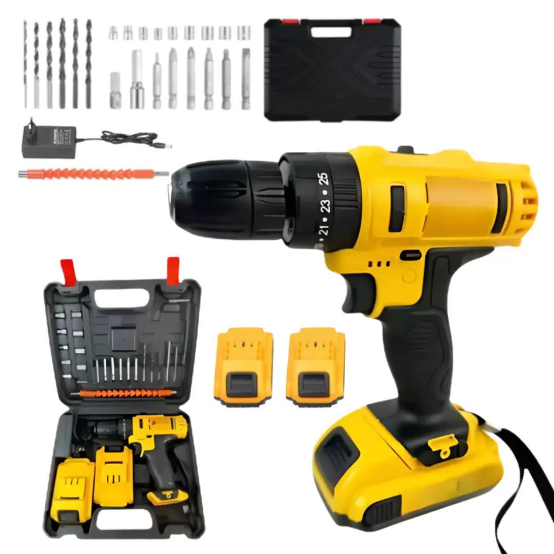 KIT Taladro Inalámbrico 2 Baterías: Resuelve trabajos del hogar en minutos
