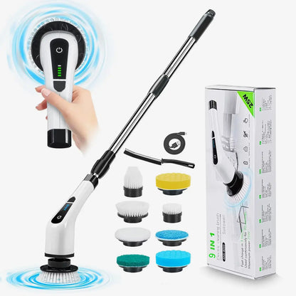 Cepillo de Limpieza Eléctrico MultiClean 9 en 1  | LIMPIEZA PROFUNDA TOTAL EN MINUTOS