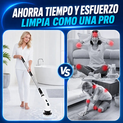Cepillo de Limpieza Eléctrico MultiClean 9 en 1  | LIMPIEZA PROFUNDA TOTAL EN MINUTOS